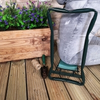 Scaun gradinarit si genunchiera, verde, 60 x 28 x 13 cm, Vivo, KP105